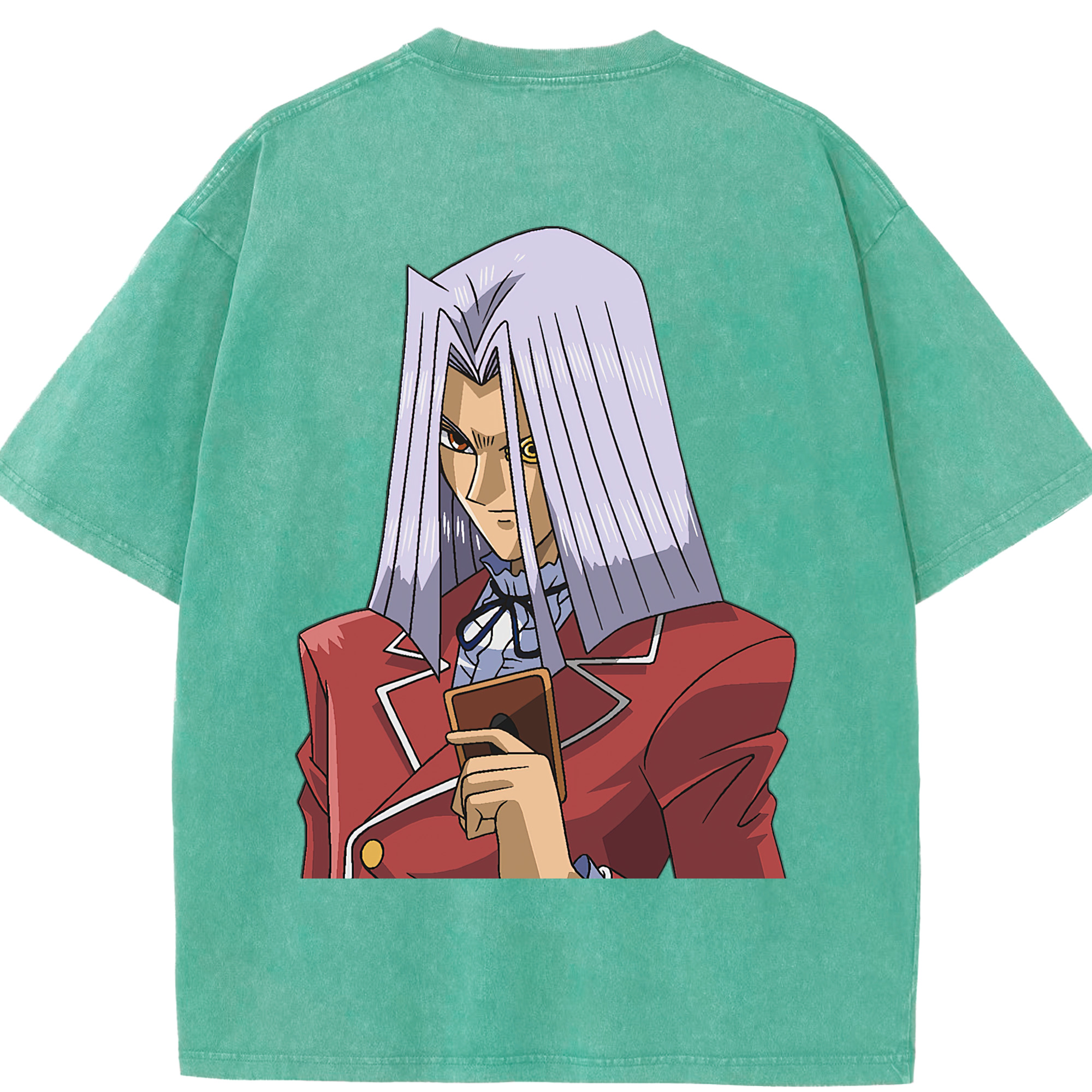 （画像用） 遊☆戯☆王 Yu-Gi-Oh! 綿100% ヴィンテージ風 半袖Tシャツ（背面プリント）